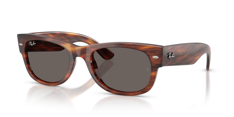Ray-Ban MEGA WAYFARER II in Striped Havana - Alternate View