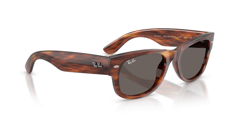 Ray-Ban MEGA WAYFARER II in Striped Havana - Alternate View