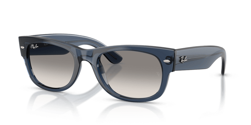 Ray-Ban MEGA WAYFARER II RB0832S in Transparent Dark Blue / Clear Gradient Grey (684532) - Front View