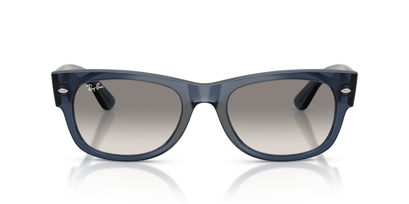 Ray-Ban MEGA WAYFARER II RB0832S in Transparent Dark Blue / Clear Gradient Grey (684532) - Side View