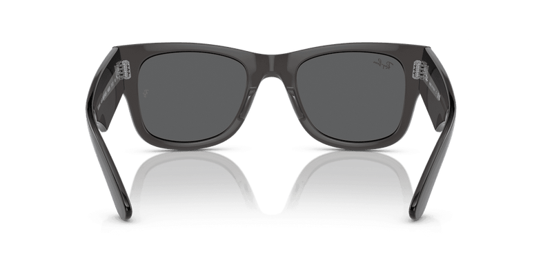 Ray-Ban MEGA WAYFARER RB0840S in Transparent Black / Dark Grey (1406B1) - Alternate View
