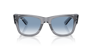 Transparent Grey / Clear Gradient Blue (68463F)