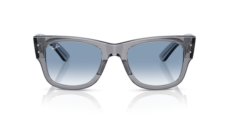Ray-Ban MEGA WAYFARER RB0840S in Transparent Grey / Clear Gradient Blue (68463F) - Alternate View