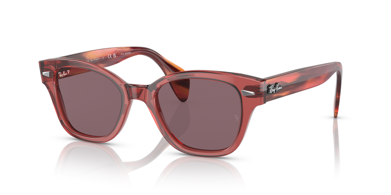 Ray-Ban RB0880S in Transparent Pink - Front View