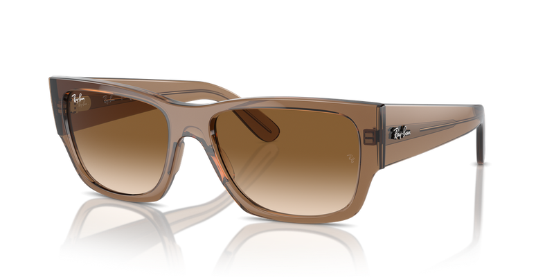 Ray-Ban CARLOS in Transparent Light Brown - Front View