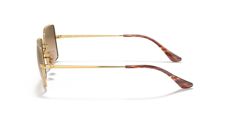 Ray-Ban RECTANGLE in Arista Gold - Back View