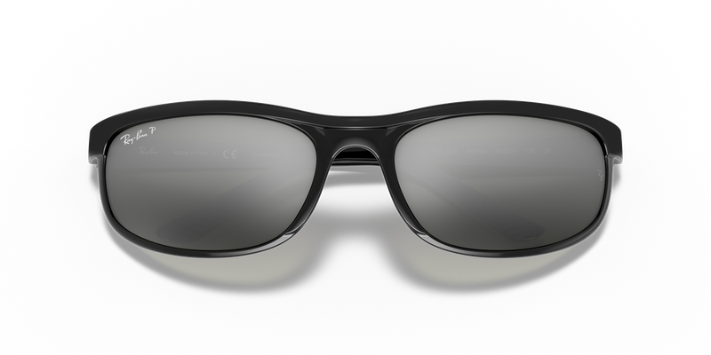 Ray-Ban PREDATOR 2 in Black / Grey Polarized (601/W1) - Side View