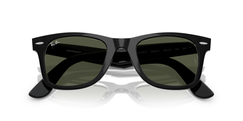Ray-Ban WAYFARER in Black On Transparent - Alternate View