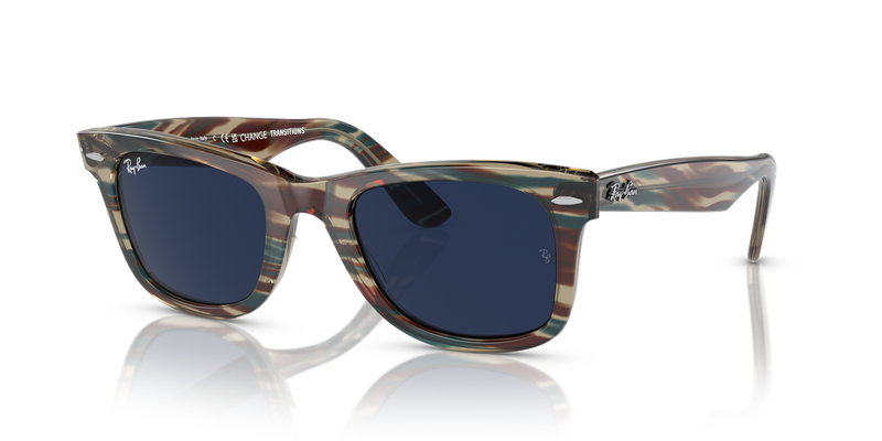 Ray-Ban WAYFARER in Photo Striped Grey - Alternate View