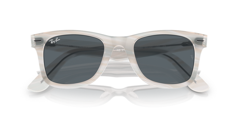 Ray-Ban WAYFARER in Photo Striped Light Blue - Alternate View