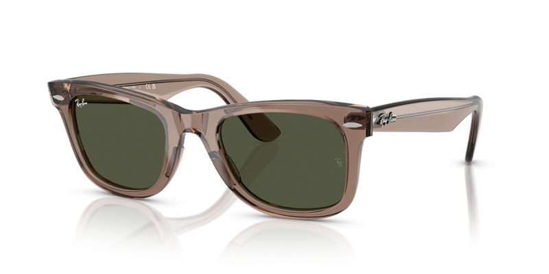 Ray-Ban WAYFARER in Transparent Light Brown - Alternate View