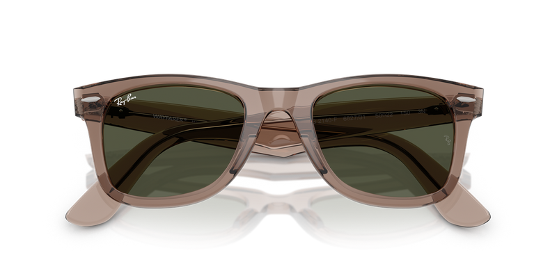 Ray-Ban WAYFARER in Transparent Light Brown - Alternate View