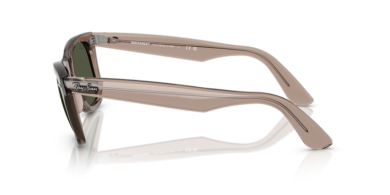 Ray-Ban WAYFARER in Transparent Light Brown - Alternate View