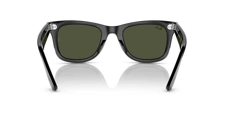 Ray-Ban WAYFARER RB2140 in Black / Green (135831) - Alternate View