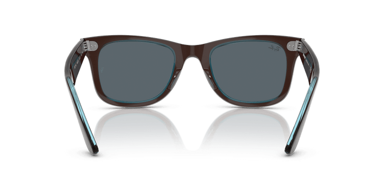 Ray-Ban WAYFARER RB2140 in Brown On Transparent Blue / Blue (1446R5) - Alternate View