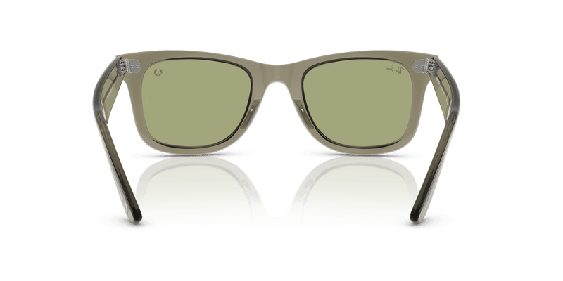 Ray-Ban WAYFARER RB2140 in Transparent Green / Bottle Green (68694E) - Alternate View