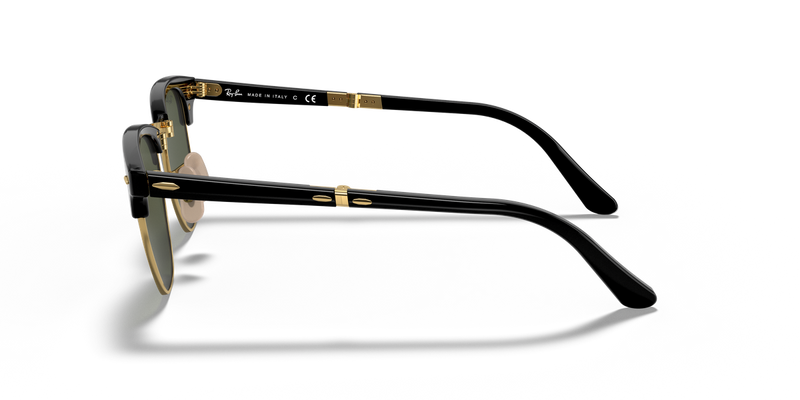 Ray-Ban CLUBMASTER FOLDING in Black / G-15 Green (901) - Alternate View