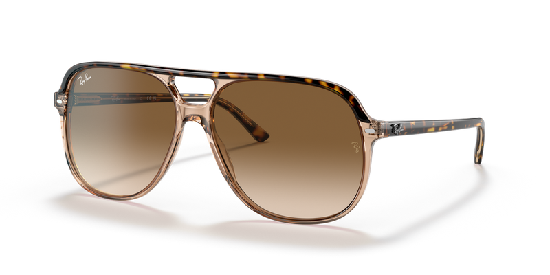 Ray-Ban BILL in Havana On Transparent Brown / Light Brown Gradient (129251) - Alternate View