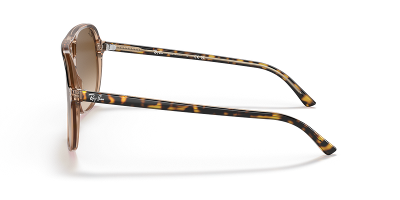Ray-Ban BILL in Havana On Transparent Brown / Light Brown Gradient (129251) - Alternate View