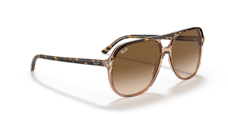 Ray-Ban BILL in Havana On Transparent Brown / Light Brown Gradient (129251) - Alternate View