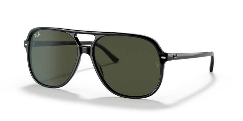 Ray-Ban BILL in Black / G-15 Green (901/31) - Alternate View