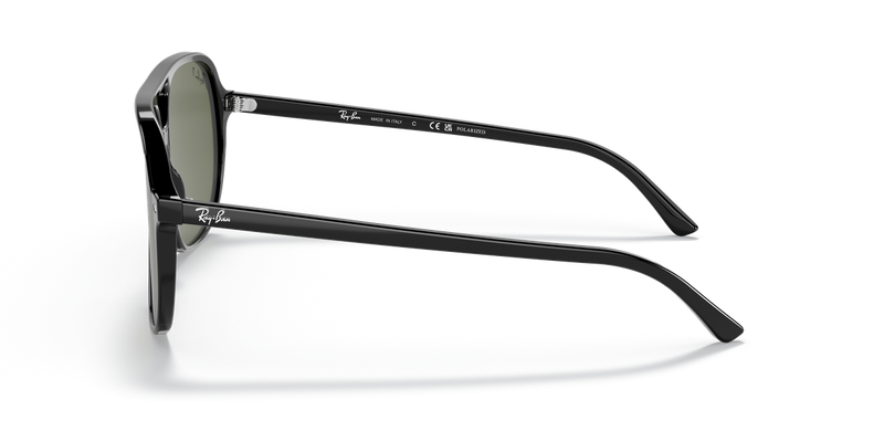 Ray-Ban BILL in Black / G-15 Green Polarized (901/58) - Alternate View
