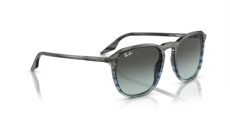 Ray-Ban RB2203 in Striped Grey & Blue - Alternate View