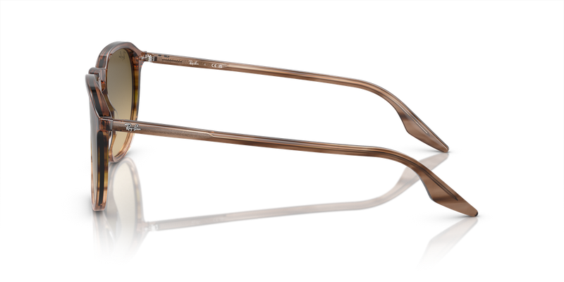 Ray-Ban RB2203 in Striped Brown & Green - Alternate View