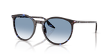 Havana Blue Turtle / Clear Gradient Blue (14303F)