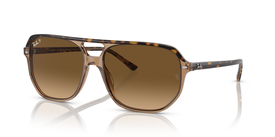 Ray-Ban BILL ONE - Havana On Transparent Brown / Brown Polarized (1292M2)