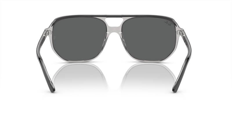 Ray-Ban BILL ONE in Dark Grey On Transparent Grey / Dark Grey (1396B1) - Alternate View