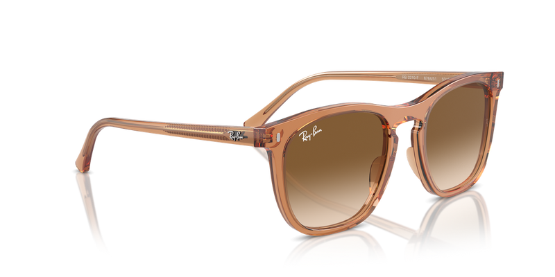 Ray-Ban RB2210F in Transparent Brown - Alternate View