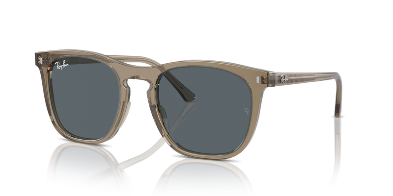 Ray-Ban RB2210F in Transparent Brown - Alternate View