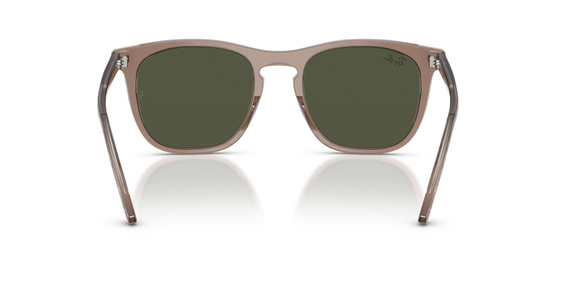 Ray-Ban RB2210F in Transparent Light Brown - Temple Detail