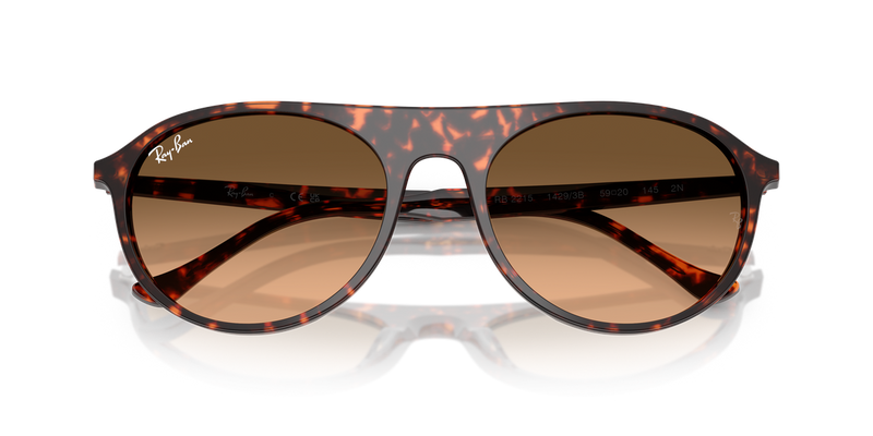 Ray-Ban RB2215 in Havana Red Turtle - Side View