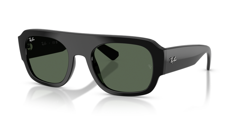 Ray-Ban RB2218 in Black / Dark Green (667771) - Front View