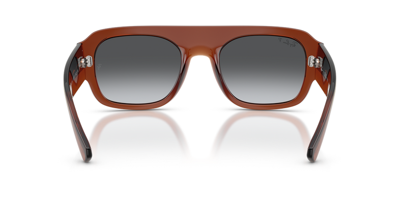 Ray-Ban RB2218 in Transparent Brown / Grey Gradient Polarized (6678T3) - Alternate View
