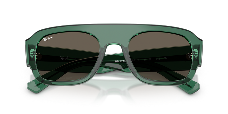Ray-Ban RB2218 in Transparent Green / Brown (6681/3) - Alternate View