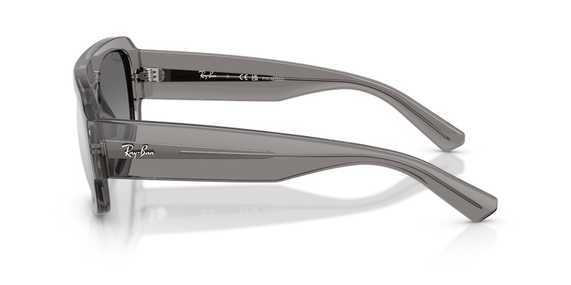 Ray-Ban RB2218 in Transparent Grey / Grey Mirror Gradient Silver Polarized (668482) - Alternate View