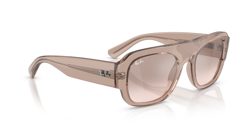 Ray-Ban RB2218 in Transparent Light Brown / Brown Mirror Silver Gradient (67278Z) - Alternate View