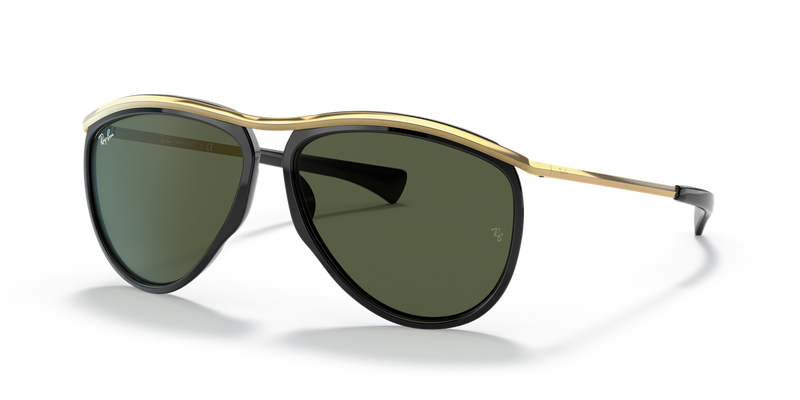 Ray-Ban OLYMPIAN AVIATOR in Black - Front View
