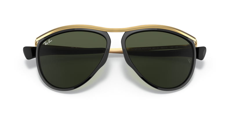 Ray-Ban OLYMPIAN AVIATOR in Black - Side View