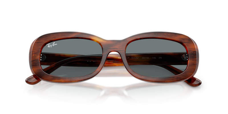 Ray-Ban RB2221F in Striped Havana - Alternate View
