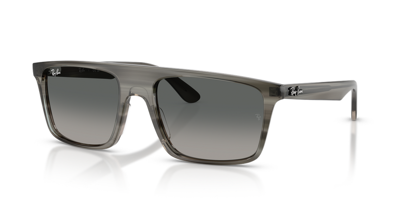 Ray-Ban RB2222F in Striped Grey - Front View