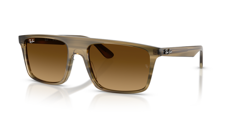 Ray-Ban RB2222F in Striped Green - Alternate View