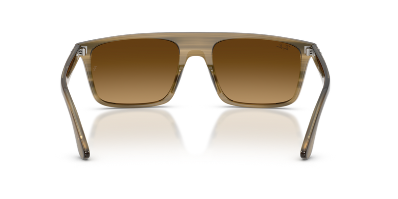 Ray-Ban RB2222F in Striped Green - Alternate View