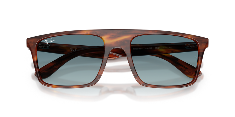 Ray-Ban RB2222F in Striped Havana - Alternate View