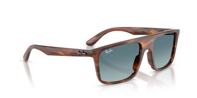 Ray-Ban RB2222F in Striped Havana - Alternate View