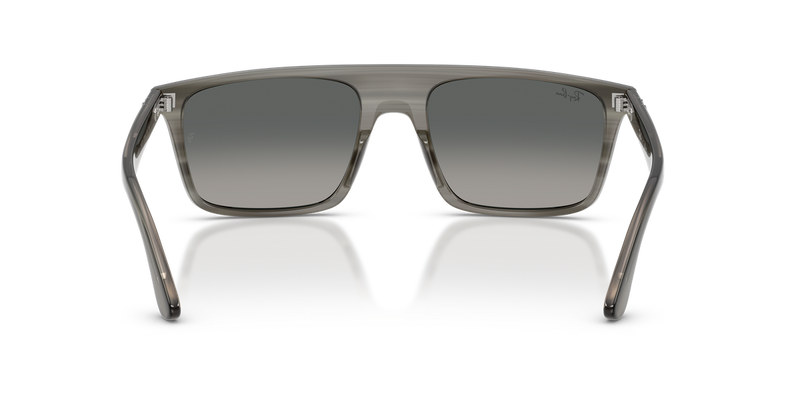 Ray-Ban RB2222 in Striped Grey / Gradient Grey (143871) - Temple Detail