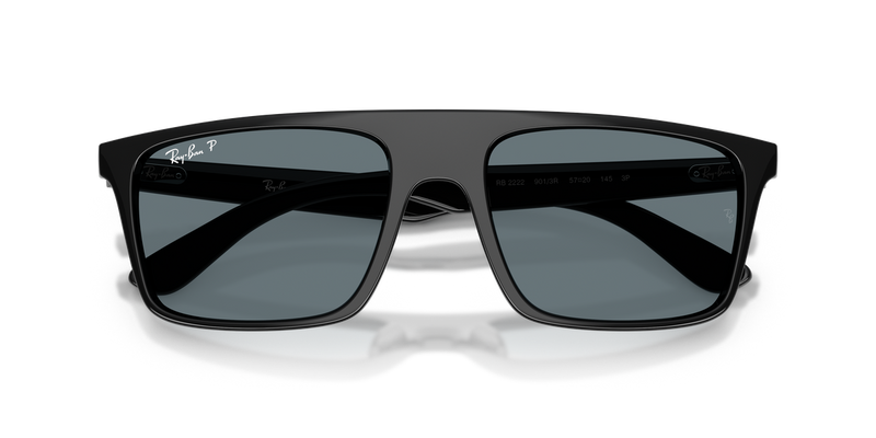 Ray-Ban RB2222 in Black / Dark Blue Polarized (901/3R) - Alternate View